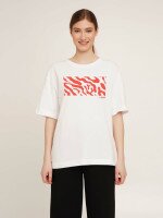 Футболка з принтом жіноча LAWA P-WB02341 XL Білий shop (2000990545077)  Фото №0