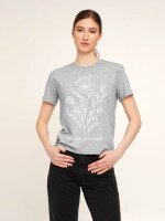 Футболка з принтом жіноча LAWA P-WB02349 S Сірий shop (2000990545107)