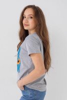 Футболка з принтом жіноча LAWA P-WB02369 XS Сірий shop (2000990725707)  Фото №2