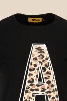 Футболка з принтом жіноча LAWA P-WB02388 S Чорний shop (2000991069824)  Фото №1