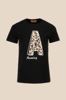 Футболка з принтом жіноча LAWA P-WB02388 S Чорний shop (2000991069824)  Фото №0