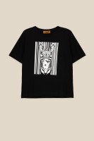 Футболка з принтом жіноча LAWA CTM P-WB02319 Black Zebra XS Чорний shop (2000989924845)  Фото №4