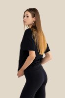 Футболка з принтом жіноча LAWA CTM P-WB02319 Black Zebra XS Чорний shop (2000989924845)  Фото №1