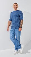 Футболка з візерунком чоловіча LAWA MBC02379 S Темно-синій з білим shop (2000999213038)  Фото №0