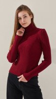 Гольф однотонний жіночий LAWA WBC12262 L/XL Бордовий shop (2000999284229)