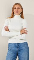 Гольф однотонний жіночий LAWA WBC12262 S/M Молочний shop (2888000014283)