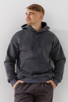 Худі однотонний чоловічий LAWA MBC02336 2XL Графітовий shop (2000990842282)