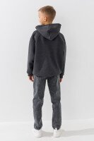 Худі однотонний для хлопчика LAWA BBC02310 122 см Сірий shop (2000990924995)  Фото №3