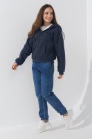 Толстовка однотонна жіноча LAWA WBC02363 XS Темно-сірий shop (2000990778420)  Фото №2