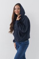 Толстовка однотонна жіноча LAWA WBC02363 XS Темно-сірий shop (2000990778420)  Фото №1