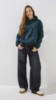 Худі однотонний жіночий LAWA WBC02435 3XL Темно-зелений shop (2888000024510)  Фото №0
