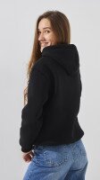 Худі однотонний жіночий LAWA WBC02321 XL Чорний shop (2000990123183)  Фото №2