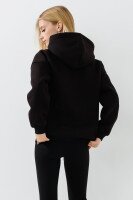 Худі з принтом для дівчинки LAWA P-GB02303 128 см Чорний shop (2000990878540)  Фото №3