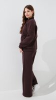 Кофта-бомбер однотонна жіноча LAWA WBC02425 L Шоколадний shop (2000999424588)  Фото №2