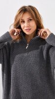 Костюм кежуал однотонний жіночий LAWA WBC02483 S Темно-сірий shop (2888000019745)  Фото №2