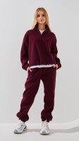 Костюм реглан+штани для дівчинки LAWA GBC02353 164 см Бордовий shop (2888000023469)