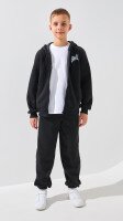 Костюм реглан+штани з принтом для хлопчика LAWA P-BT02302 134 см Темно-сірий shop (2888000023964)  Фото №0