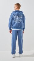 Костюм толстовка+штани з принтом для хлопчика LAWA P-BT02302 134 см Синій shop (2888000025456)  Фото №4