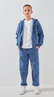 Костюм толстовка+штани з принтом для хлопчика LAWA P-BT02302 134 см Синій shop (2888000025456)  Фото №0