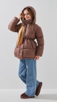 Куртка для дівчинки LAWA GBC02354 134 см Коричневий  Фото №2