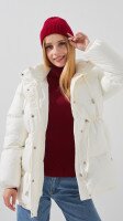 Куртка для дівчинки LAWA GBC02354 158 см Молочний shop (2888000021724)  Фото №1