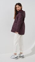 Куртка коротка для дівчинки LAWA GBC02363 134 см Коричнево-сливовий shop (2000999514265)  Фото №4