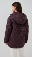 Куртка коротка для дівчинки LAWA GBC02363 134 см Коричнево-сливовий shop (2000999514265)  Фото №5