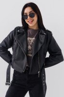 Куртка однотонна жіноча LAWA WBC02412 L Чорний shop (2000990753410)