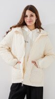 Куртка однотонна жіноча LAWA WBC02487 L Молочний shop (2000999466816)