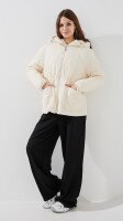 Куртка однотонна жіноча LAWA WBC02487 S Молочний shop (2000999466779)  Фото №0