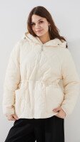 Куртка однотонна жіноча LAWA WBC02487 S Молочний shop (2000999466779)  Фото №1