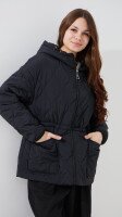 Куртка однотонна жіноча LAWA WBC02487 S Чорний shop (2000999466670)  Фото №1