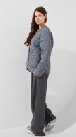 Куртка однотонна жіноча LAWA WBC02500 XS Сірий shop (2000999470721)  Фото №3