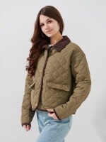 Куртка-сорочка однотонна жіноча LAWA WBC02488 2XL Хакі shop (2000999500503)  Фото №1