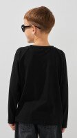 Лонгслів однотонний для хлопчика LAWA BBC02303 122 см Чорний shop (2000999187322)  Фото №1