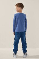 Лонгслів однотонний для хлопчика LAWA BBC02316 158 см Індіго shop (2000999152214)  Фото №2