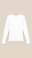 Лонгслів однотонний жіночий LAWA WBC02328 2XL Білий shop (2000999259364)  Фото №2