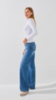 Лонгслів однотонний жіночий LAWA WBC02328 XS Білий shop (2000999259319)  Фото №2