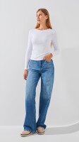 Лонгслів однотонний жіночий LAWA WBC02328 XS Білий shop (2000999259319)  Фото №0