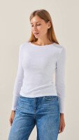 Лонгслів однотонний жіночий LAWA WBC02328 2XL Білий shop (2000999259364)  Фото №0