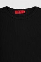 Лонгслів однотонний жіночий LAWA WBC02328 XS Чорний shop (2000990050601)  Фото №6