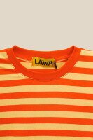 Лонгслів з візерунком для дівчинки LAWA GBC02404 122 см Біло-помаранчевий shop (2000990732767)  Фото №4