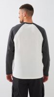 Лонгслів з принтом чоловічий LAWA P-MB02367 S Молочний+графіт shop (2000999551154)  Фото №3
