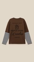 Лонгслів з принтом чоловічий LAWA P-MT02308 L Коричневий shop (2888000024367)  Фото №2