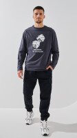 Лонгслів з принтом чоловічий LAWA P-MT02310 S Графітовий shop (2888000021519)  Фото №0