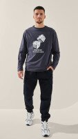 Лонгслів з принтом чоловічий LAWA P-MT02310 M Графітовий shop (2888000021526)  Фото №0