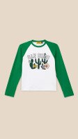 Лонгслів з принтом для дівчинки LAWA P-GB02335 134 см Біло-зелений shop (2000999301049)