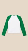 Лонгслів з принтом для дівчинки LAWA P-GB02335 158 см Біло-зелений shop (2000999301087)  Фото №2