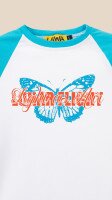 Лонгслів з принтом для дівчинки LAWA P-GB02336 134 см Біло-бірюзовий shop (2888000019370)  Фото №0