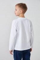 Лонгслів з принтом для хлопчика LAWA P-BB02308 122 см Білий shop (2000991042629)  Фото №2